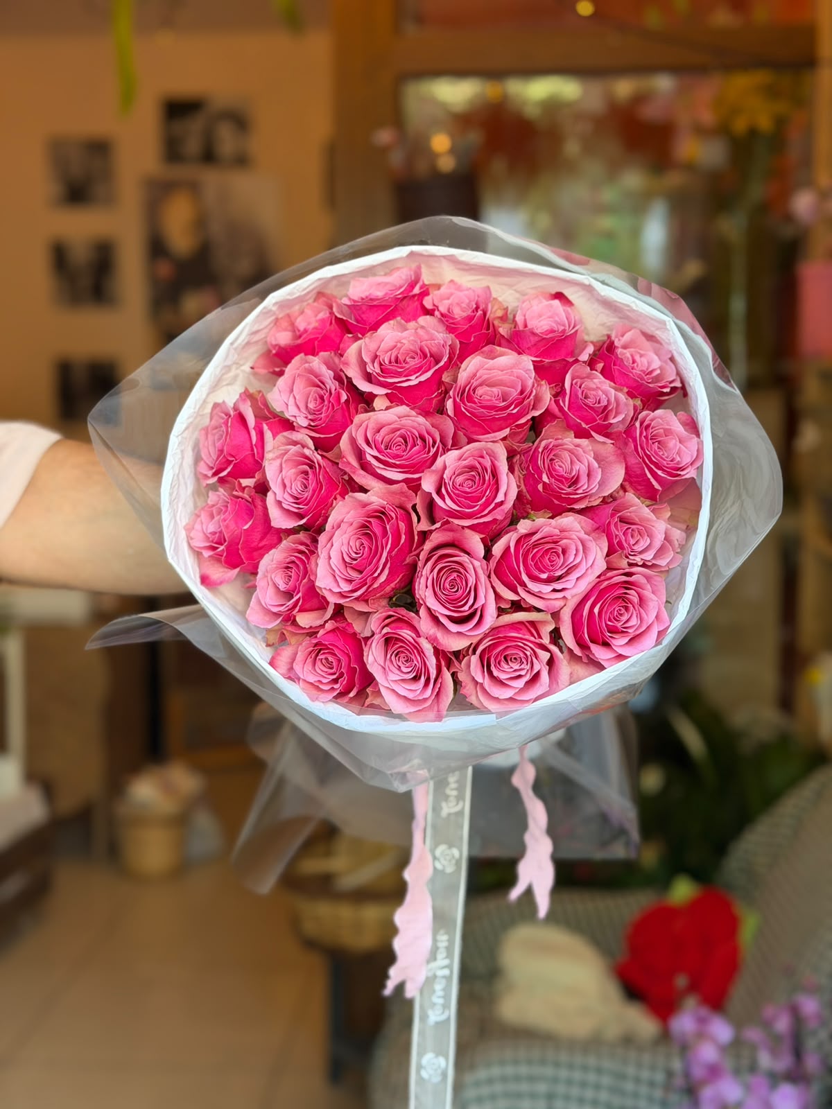 PEMBE GÜL BUKETİ - Görsel 3