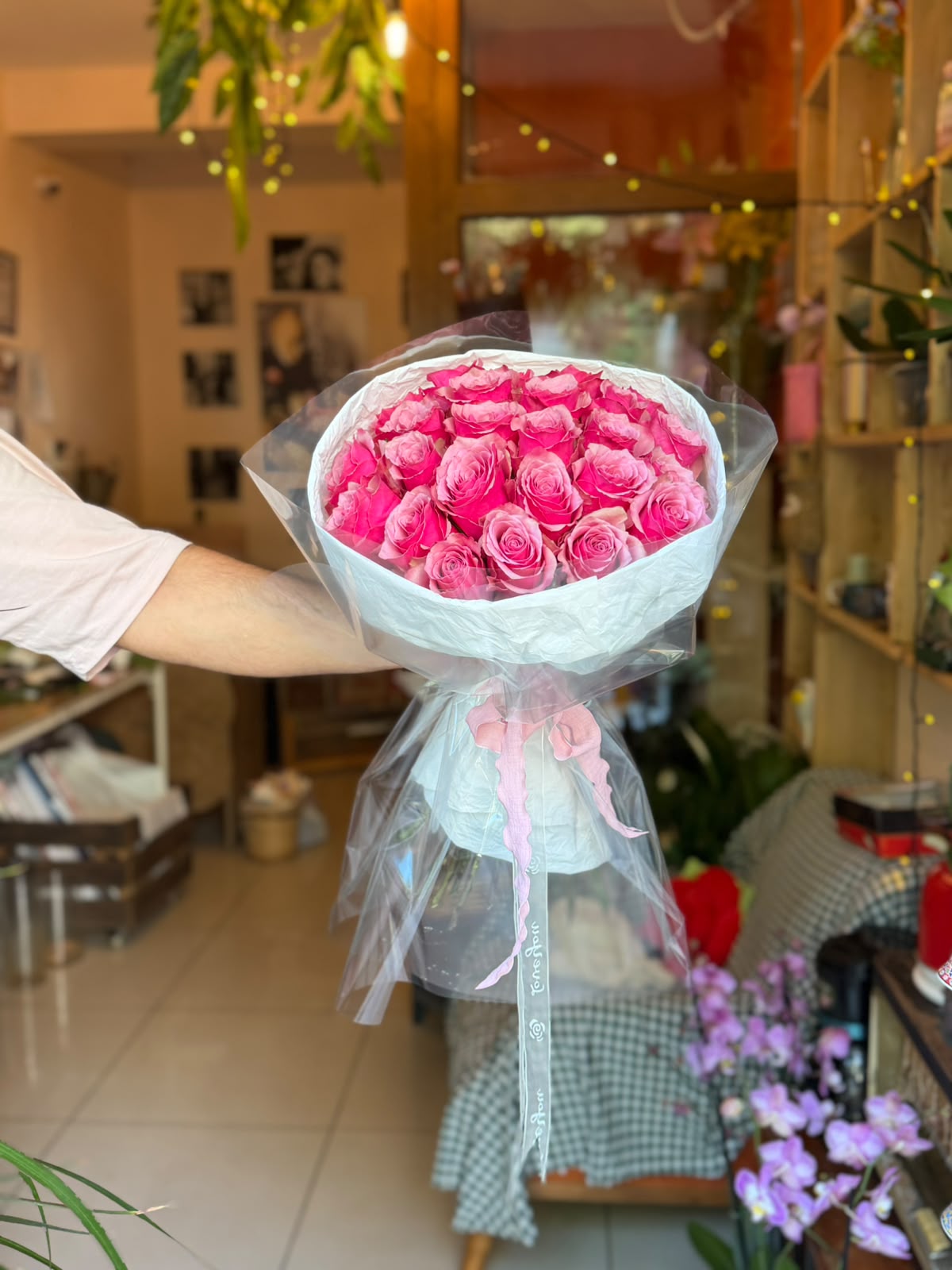 PEMBE GÜL BUKETİ