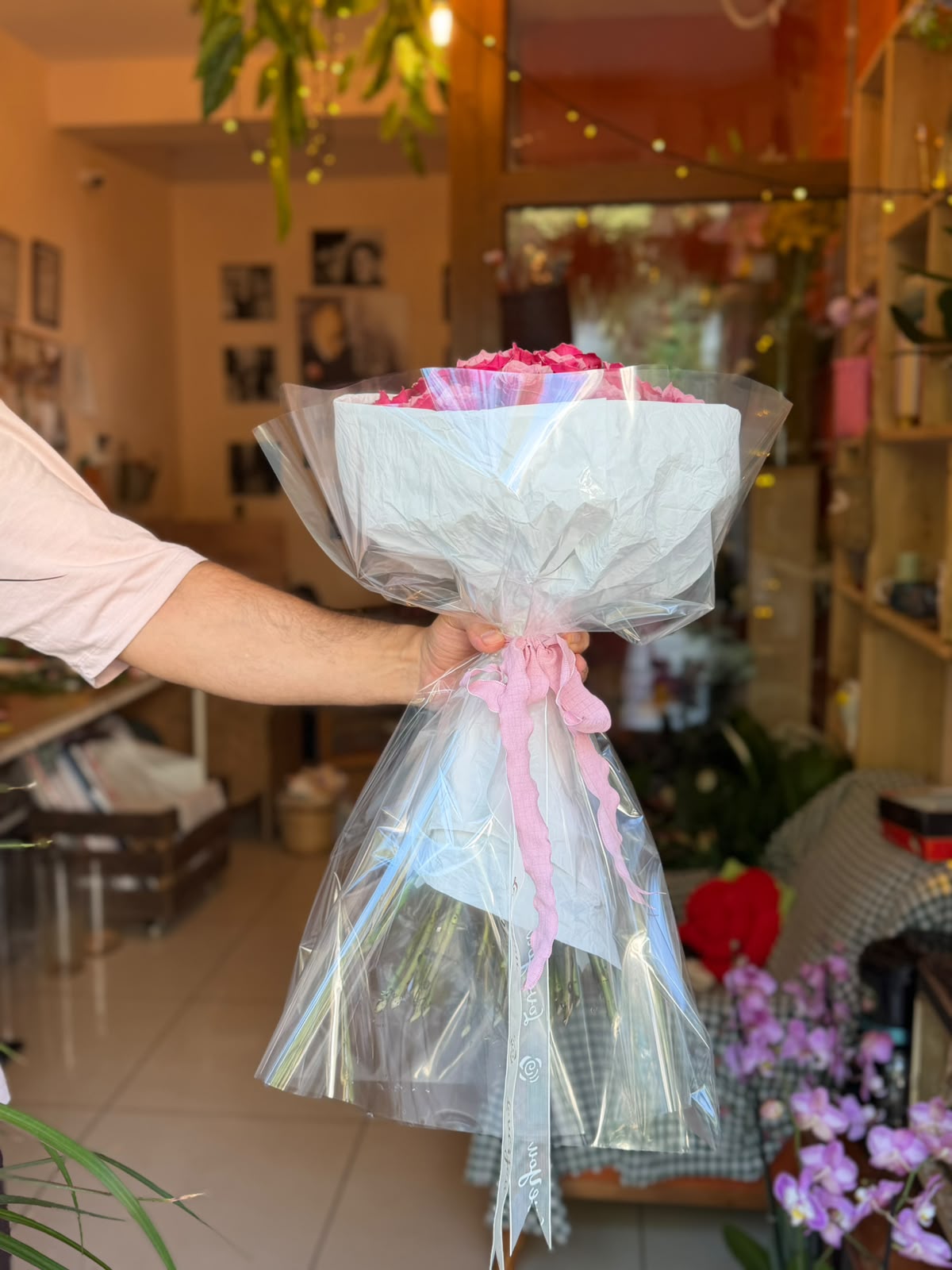 PEMBE GÜL BUKETİ - Görsel 2
